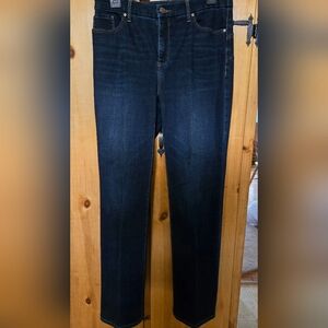 Chico's Women's Dark Blue So Lifting Straight Leg Jeans